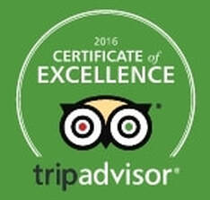 TripAdvisor 2016 Winner of Excellence