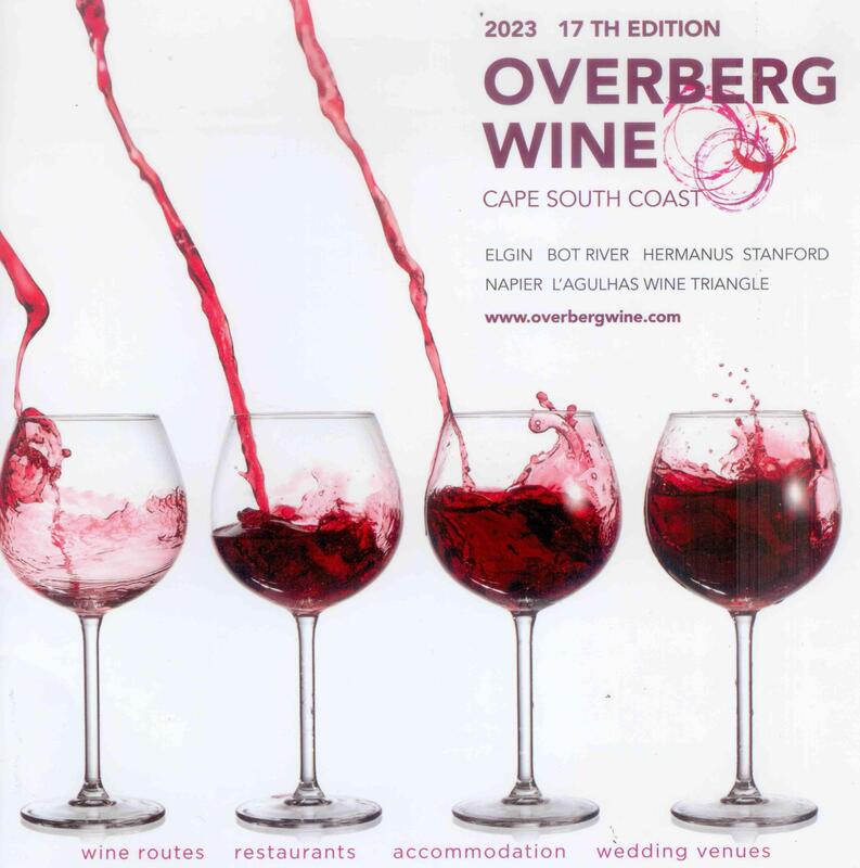 New 2023 Overberg Wine Booklet is out, Hermanus wine region, near Cape Town, South Africa