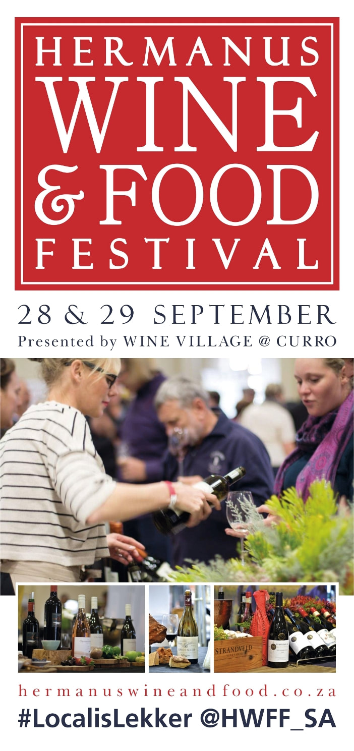 Hermanus Wine and Food Festival 2019 at Curro School 28th & 29th Sept