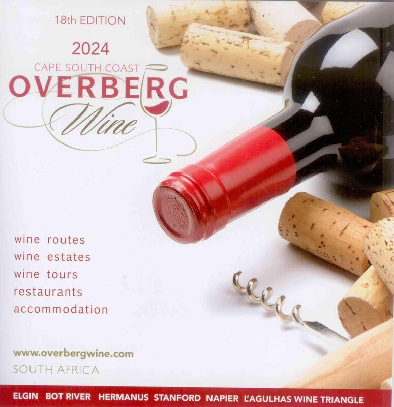 New 2024 Overberg Wine Booklet is out, Hermanus wine region, near Cape Town, South Africa