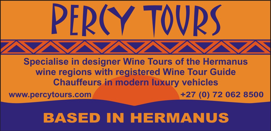 Hermanus Wine Tours with Percy Tours - Hermanus, Botriver, Stanford, Elin, Elgin, Stellenbosch, Franschhoek and Cape Town
