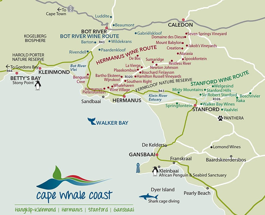 Hermanus. Botriver and Stanford Wineries and Wine Routes - 90mins from Cape Town, South Africa